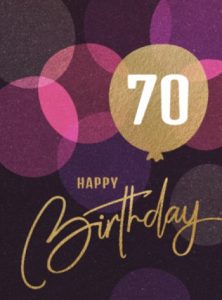 van Verminderen Vrijgevigheid 70 jaar verjaardag - Mooie Teksten en Zinnen voor een 70e verjaardag.